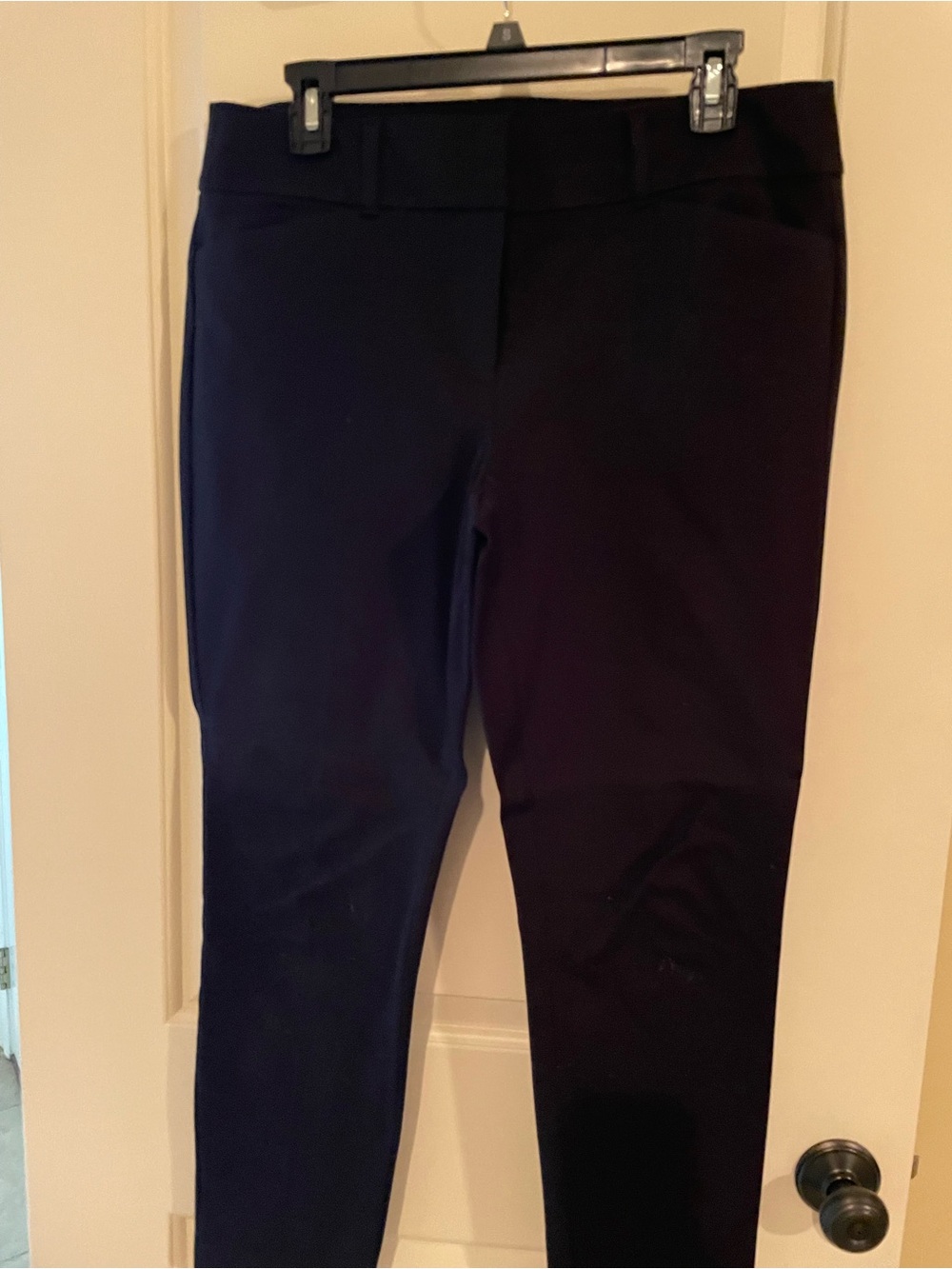 LOFT Women's Straight Leg Pants in Black